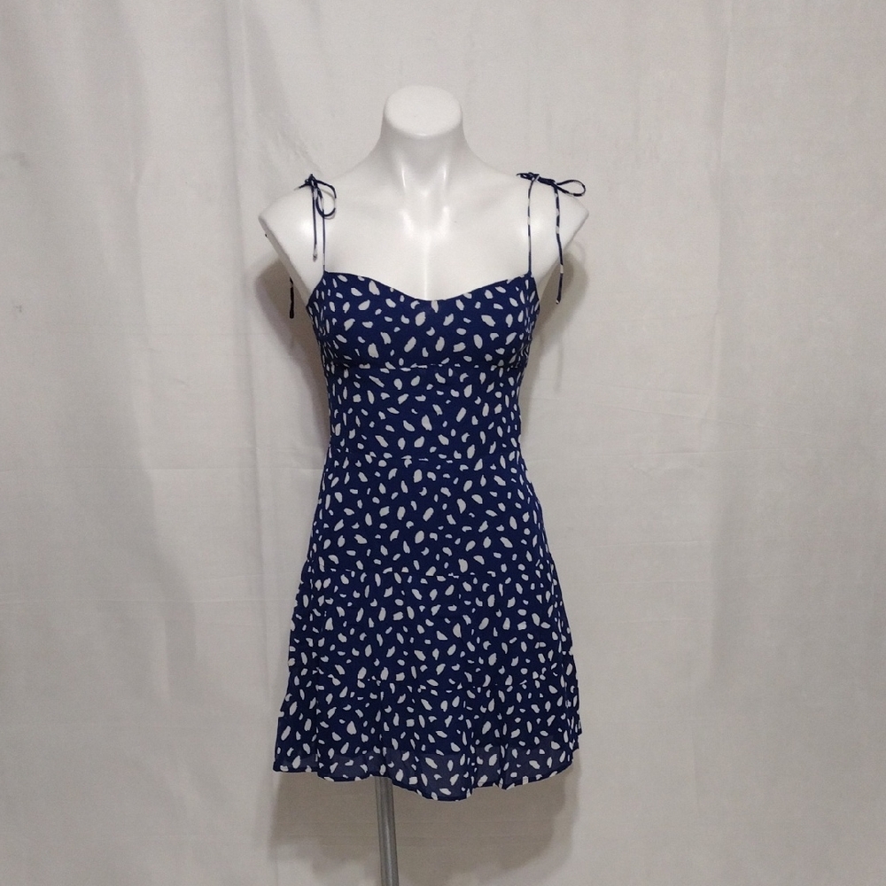 Reformation Mini Dress Othello Moray Print Summer Vacation Resort Party Size 4